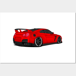 GTR DARK-RED Posters and Art